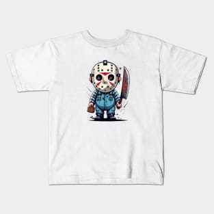 cute mad jason chibi Kids T-Shirt